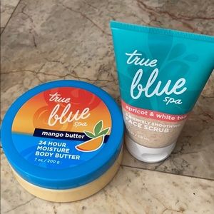 BBW 2 pc True blue spa set